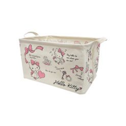 Canasto de Tela Hello Kitty