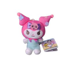 Llavero Plushie Kuromi Hada Rosada