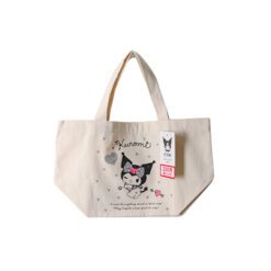 Totebag Kuromi tela manta cruda