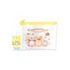 Estuche Sanrio Characters Transparente y amarillo