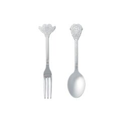 Set de Tenedor y Cuchara de Postre Sailor Moon Princess Collection - Sailor Moon y Luna